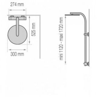 Душевая стойка Valentin Elle&lui OPIUM 4